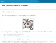 Tablet Screenshot of a-fib.com